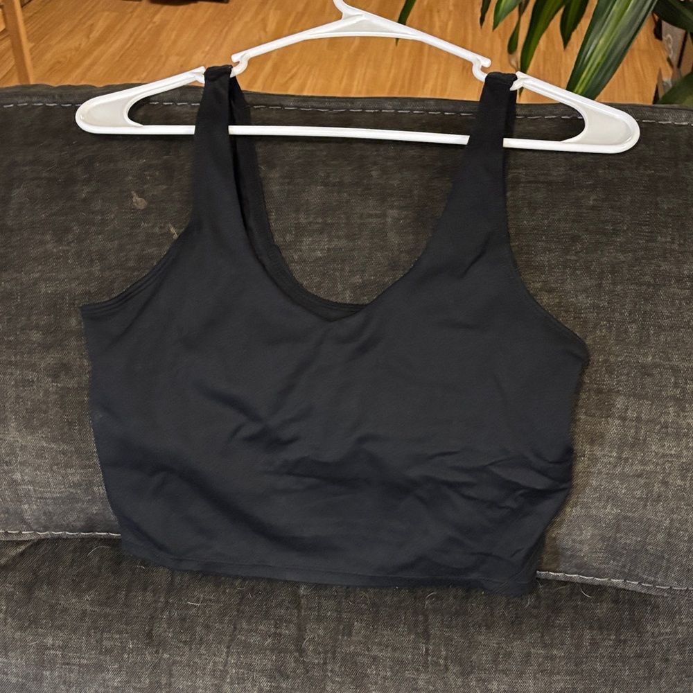 Black Women's Crop Top
